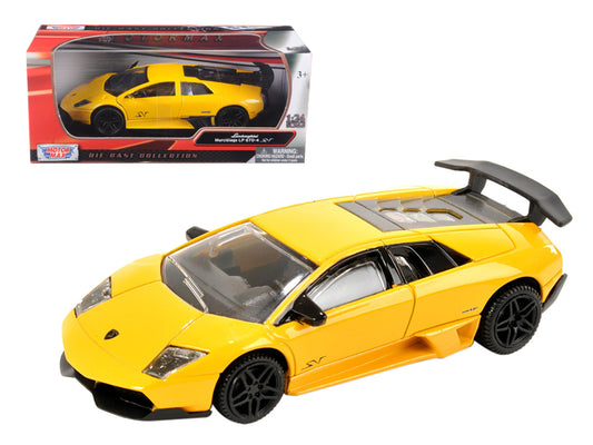 Lamborghini Murcielago LP 670 4 SV Yellow 1/24 Diecast Model Car by