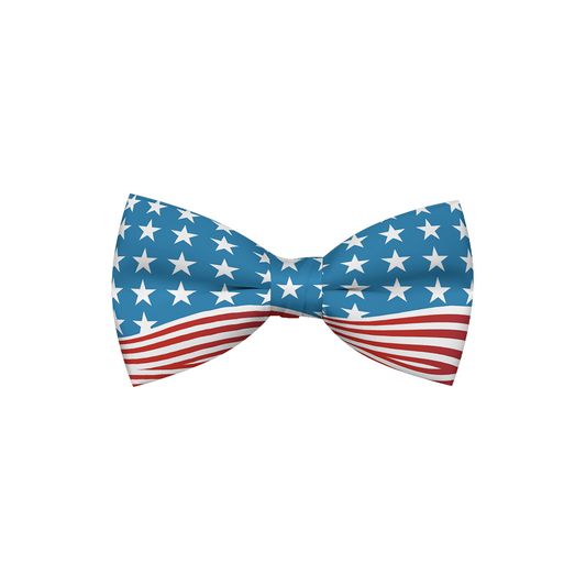 The Flag USA America Dog Bow Tie